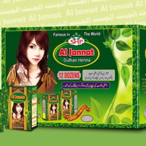 Al Jannat Dulhan Herbal Henna – Small Pack (144 Pieces / 12 Dozen)